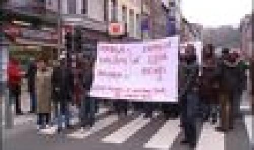 Liège : des congolais manifestent